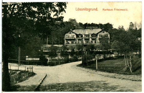 10844-Friedewald-1909-Kurhaus Friedewald, Lößnitzgrund-Brück & Sohn Kunstverlag