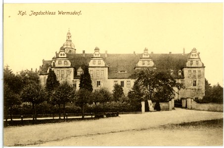 10171-Wermsdorf-1908-Jagdschloß-Brück & Sohn Kunstverlag