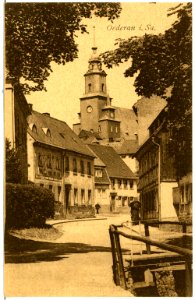 14247-Oederan-1912-Unterstadt, Kirche-Brück & Sohn Kunstverlag