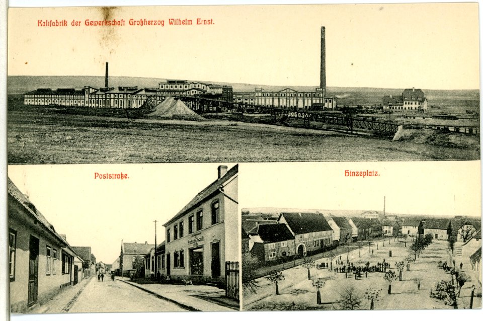 10808-Oldisleben-1909-Kalifabrik Großherzog Wilhelm Ernst, Poststraße, Hinzeplatz-Brück & Sohn Kunstverlag
