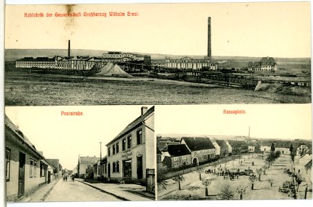 10808-Oldisleben-1909-Kalifabrik Großherzog Wilhelm Ernst, Poststraße, Hinzeplatz-Brück & Sohn Kunstverlag