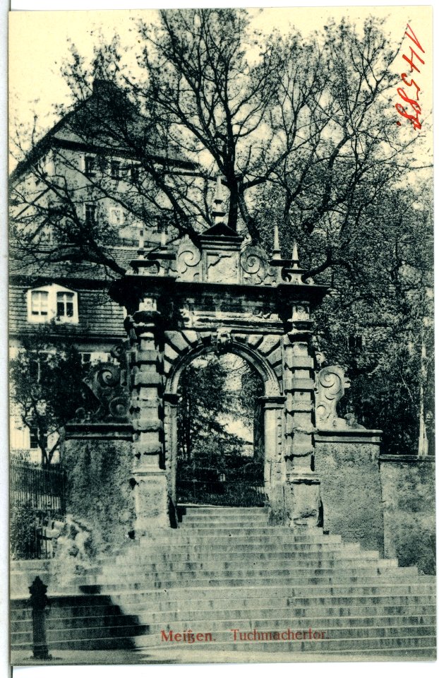 14588-Meißen-1912-Tuchmachertor-Brück & Sohn Kunstverlag
