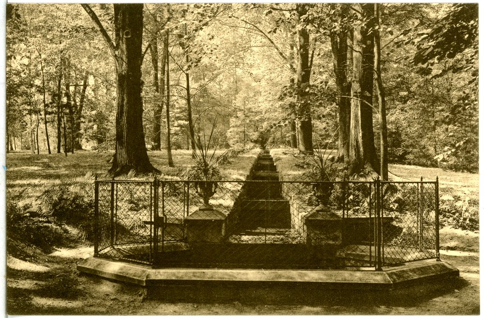 14384-Ossegg-1912-im Klosterpark-Brück & Sohn Kunstverlag