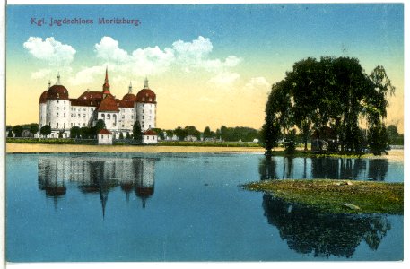 14878-Moritzburg-1912-Schloß-Brück & Sohn Kunstverlag