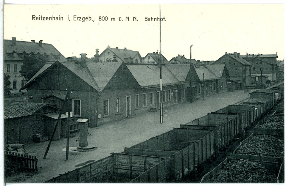 14454-Reitzenhain-1912-Bahnhof-Brück & Sohn Kunstverlag