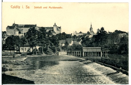 10461-Colditz-1908-Schloß und Wehr-Brück & Sohn Kunstverlag
