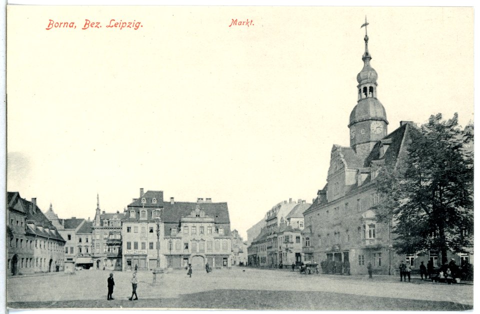 14236-Borna-1912-Markt-Brück & Sohn Kunstverlag