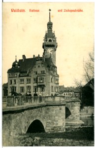 10798-Waldheim-1909-Rathaus-Brück & Sohn Kunstverlag