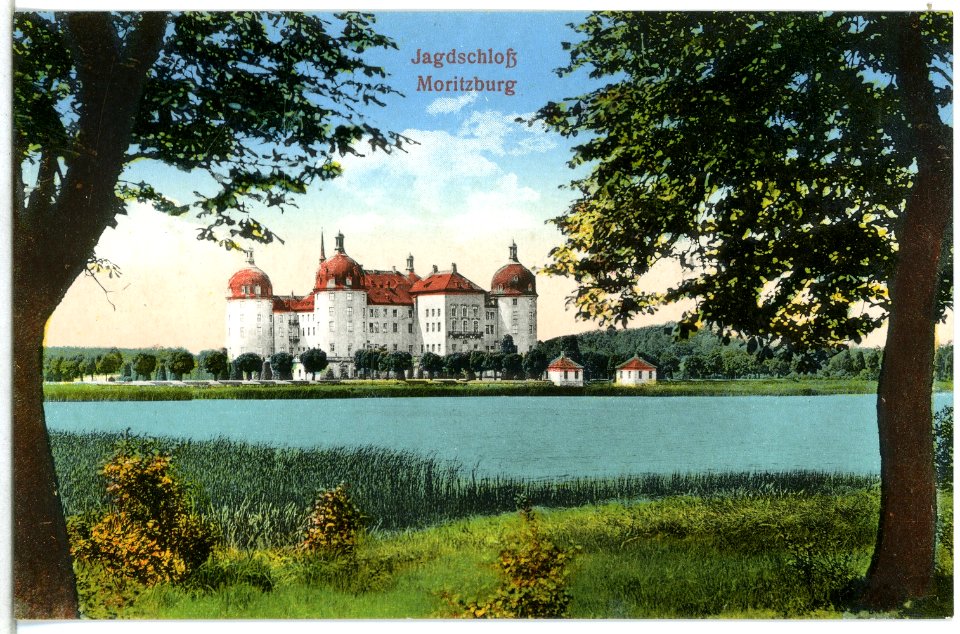 14879-Moritzburg-1912-Schloß-Brück & Sohn Kunstverlag