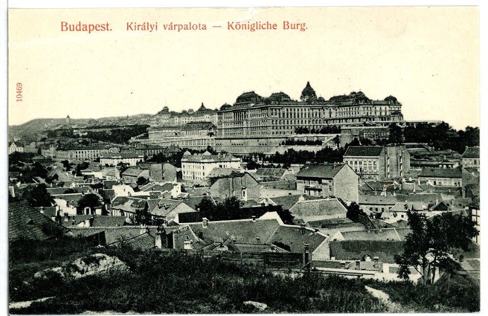 10469-Budapest-1908-Königliche Burg-Brück & Sohn Kunstverlag