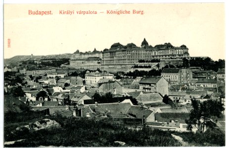 10469-Budapest-1908-Königliche Burg-Brück & Sohn Kunstverlag