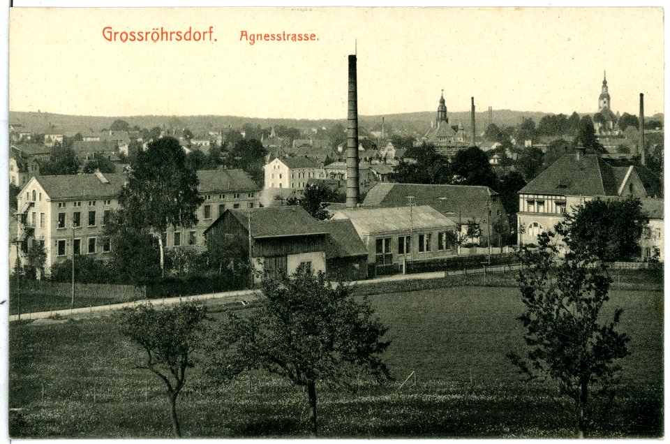 10829-Großröhrsdorf-1909-Agnesstraße-Brück & Sohn Kunstverlag