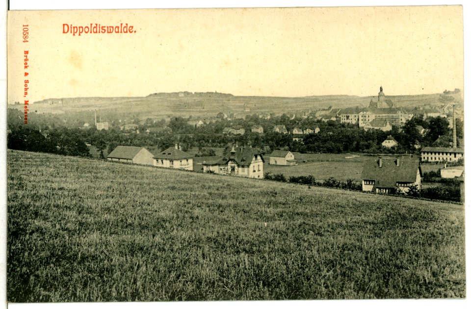 10584-Dippoldiswalde-1909-Blick auf Dippoldiswalde-Brück & Sohn Kunstverlag