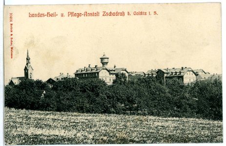 10464-Colditz-1908-Landesheil- und Pflegeanstalt Zschadraß-Brück & Sohn Kunstverlag