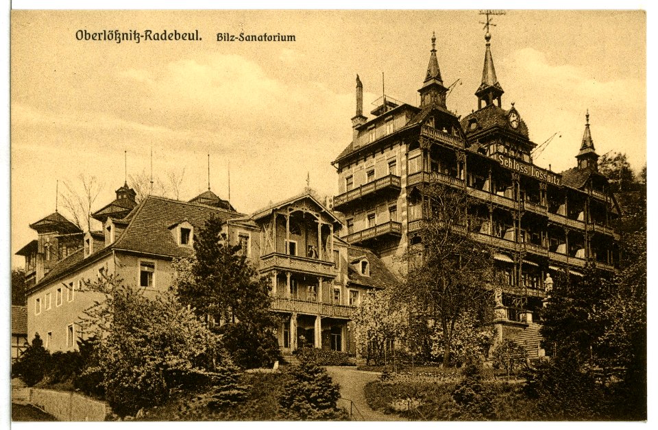 10760-Radebeul-1909-Oberlößnitz - Bilz-Sanatorium-Brück & Sohn Kunstverlag