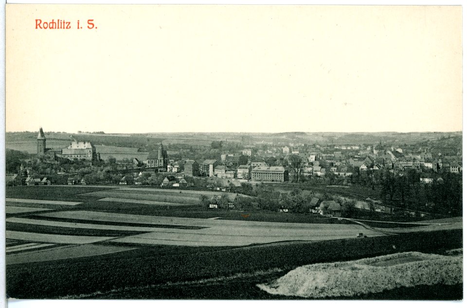 10746-Rochlitz-1909-Blick auf Rochlitz-Brück & Sohn Kunstverlag