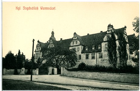 10172-Wermsdorf-1908-Jagdschloß-Brück & Sohn Kunstverlag