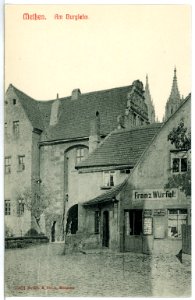 10421-Meißen-1908-Am Burglehen - Haus Franz Würfel, Burgtor-Brück & Sohn Kunstverlag