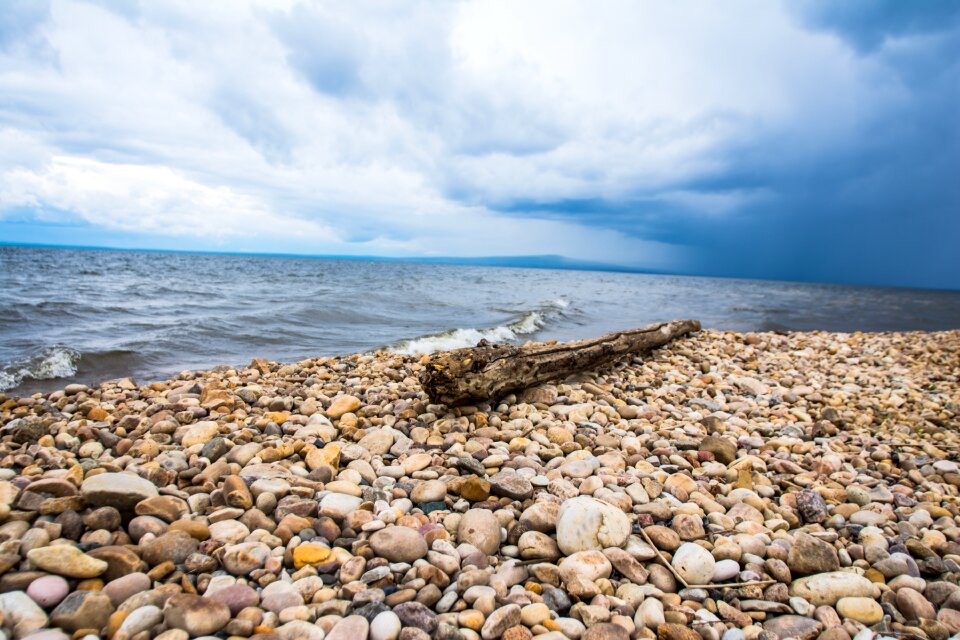 Shore coast rocks photo