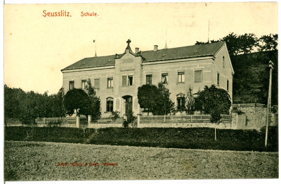 10450-Seußlitz-1908-Schule-Brück & Sohn Kunstverlag