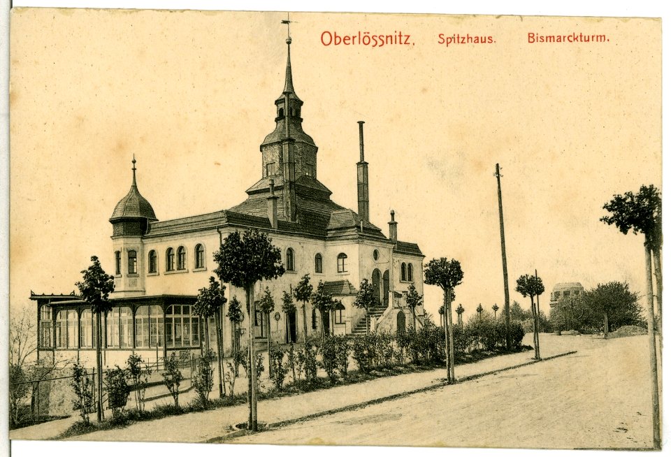 10927-Radebeul-1909-Spitzhaus-Brück & Sohn Kunstverlag