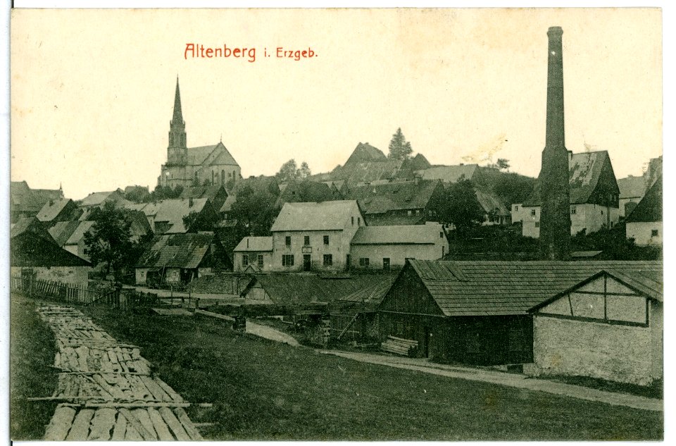 10543-Altenberg-1908-Blick auf Altenberg-Brück & Sohn Kunstverlag