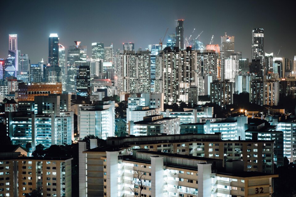 City urban skyline photo