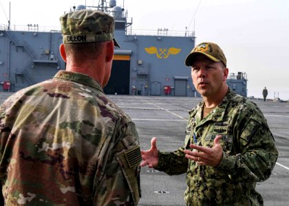 USS Hershel "Woody" Williams (ESB 4) visits Agadir, Morocc… photo