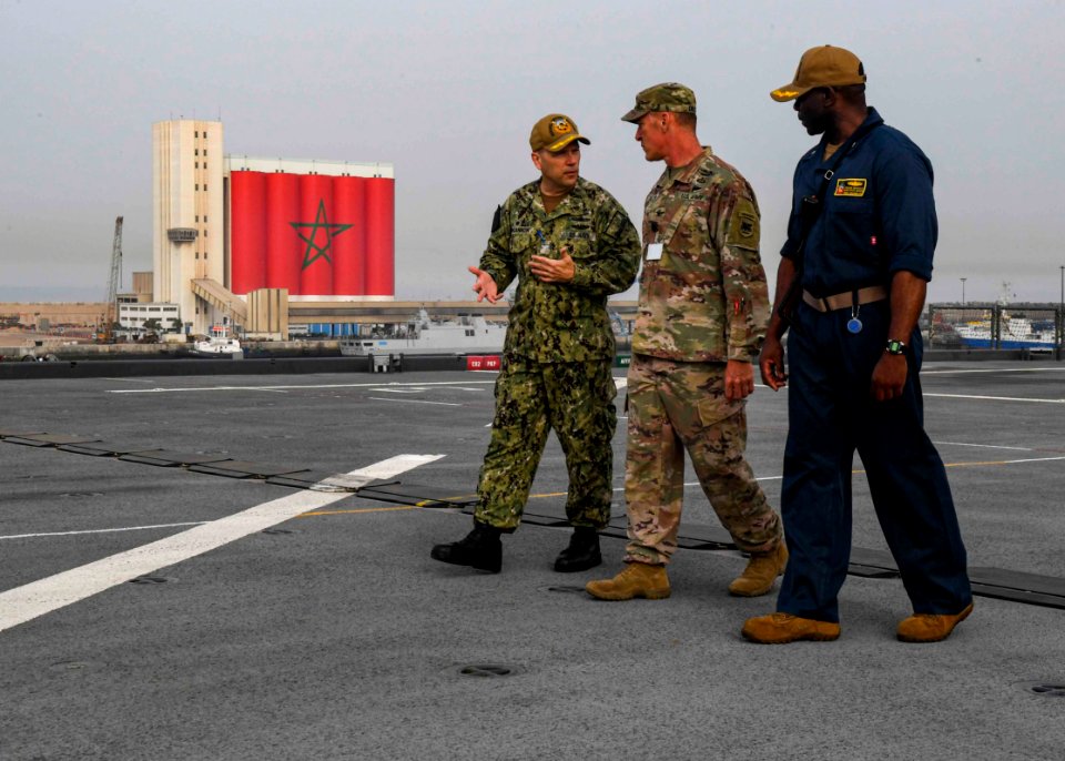 USS Hershel "Woody" Williams (ESB 4) visits Agadir, Morocc… photo