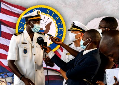 USS Hershel "Woody" Williams (ESB 4) visits Dakar, Senegal…