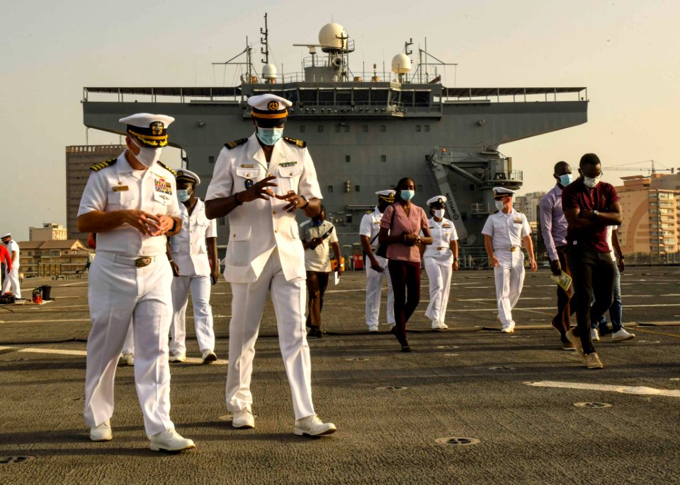 USS Hershel "Woody" Williams (ESB 4) visits Dakar, Senegal…