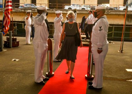 USS Hershel "Woody" Williams (ESB 4) visits Dakar, Senegal…