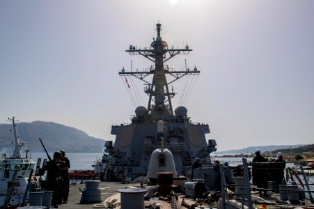 USS Laboon Conducts Port Visit in Souda Bay photo