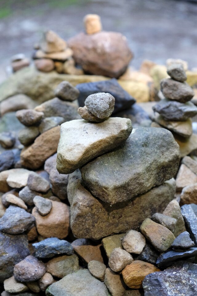 Art stacked nature