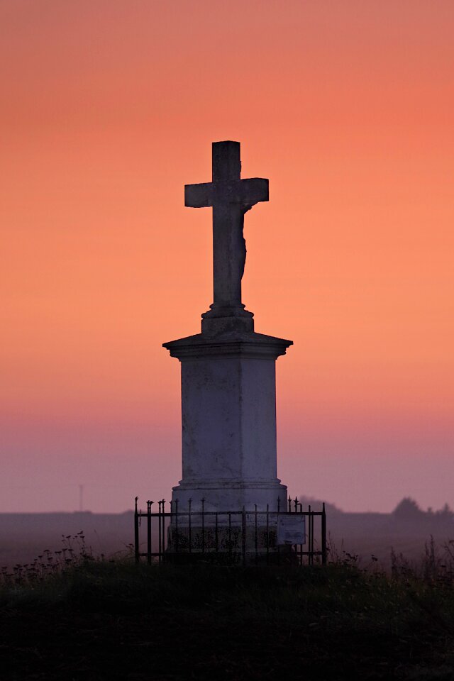 Christianity field lonely