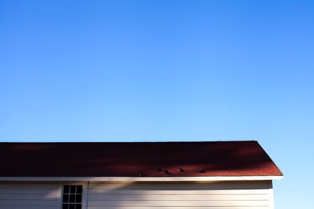 Building roof blue