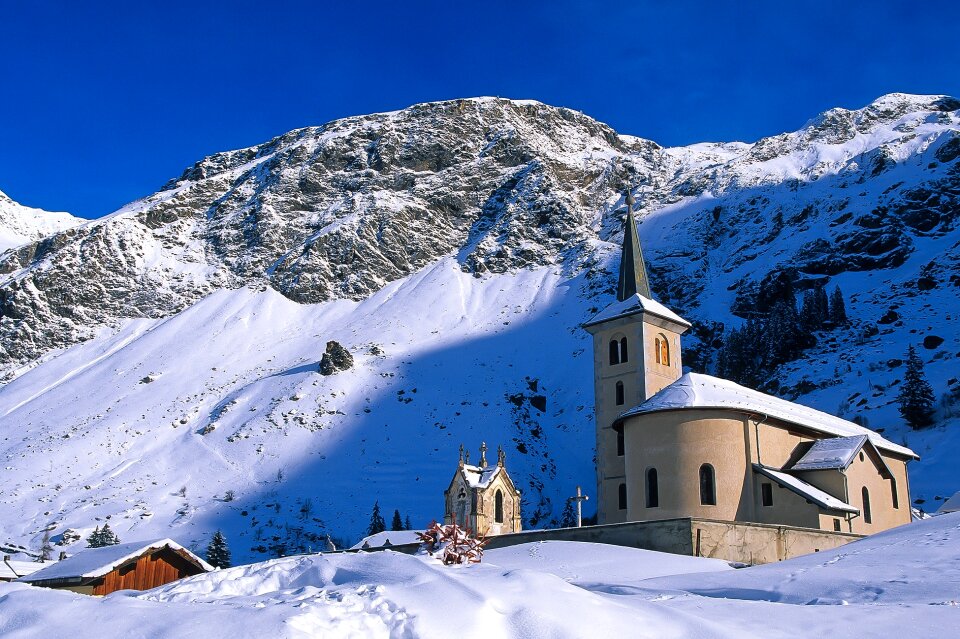 Cold mountain peak church