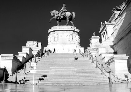 Altare della patria staircase steps
