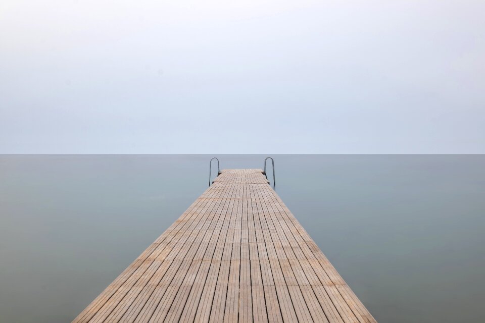 Ocean water horizon