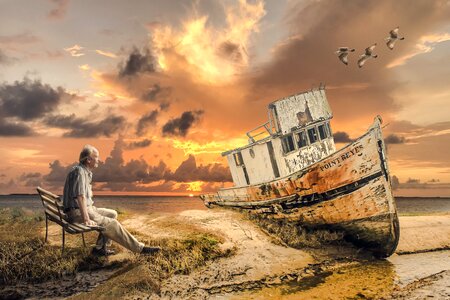 Boat ship wreck