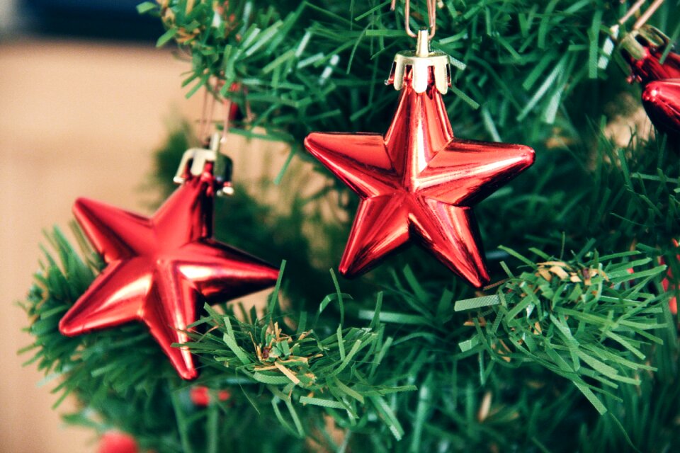 Tree stars decorations