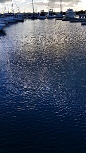 Water dusk coast