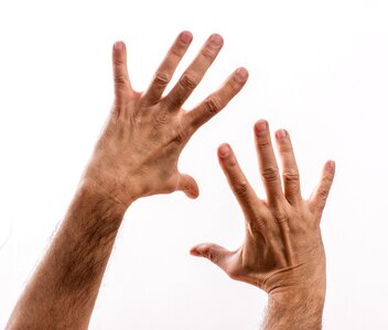 White background stravovanie emotion