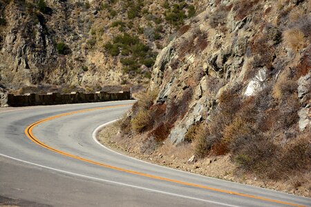 Asphalt travel landscape photo