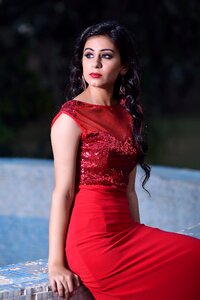 Woman dress portrait