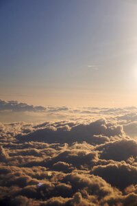 Sky clouds aerial