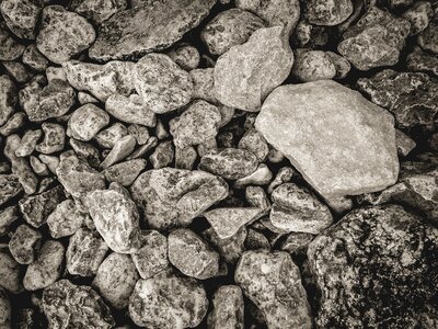 Rocks boulders grey