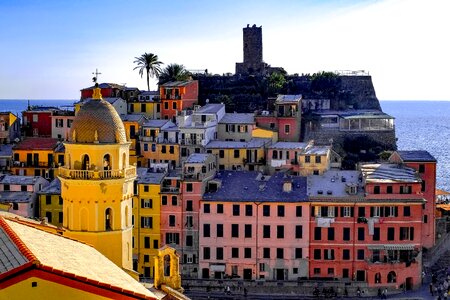 Mediterranean coast seascape photo