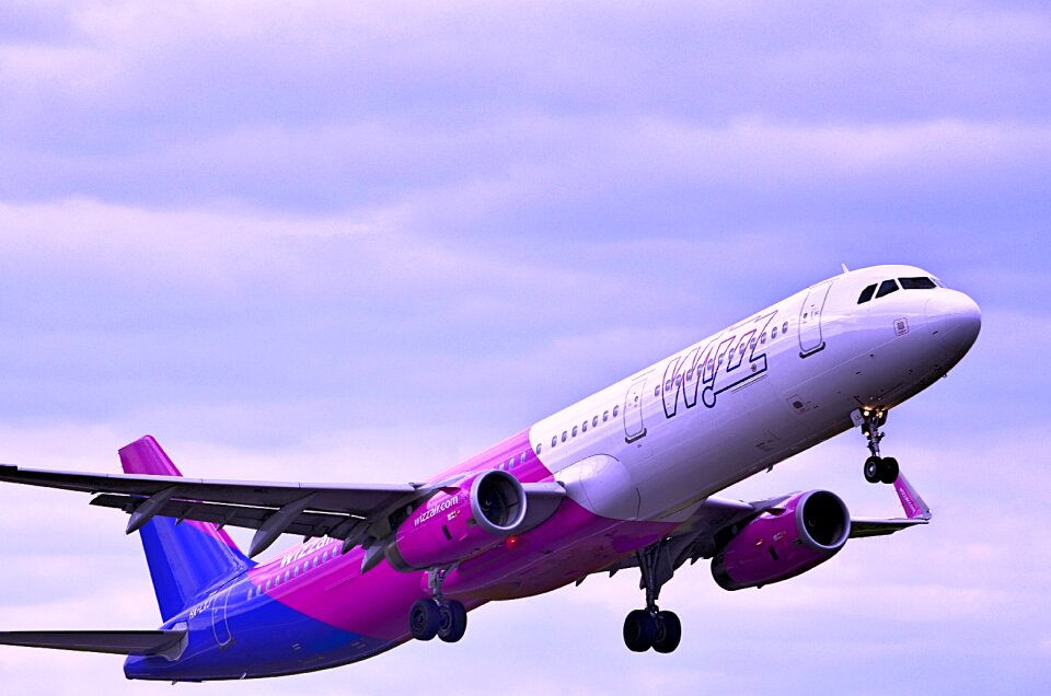 The plane start airport