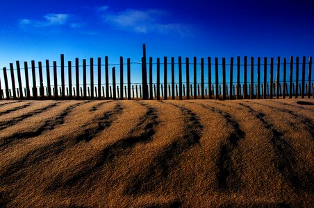 Sky sand sand dune photo